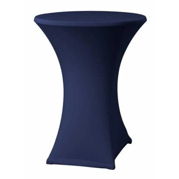 Fitted tableskirt (dark blue)